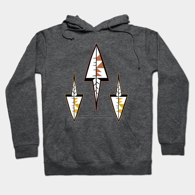 American indian arrowhead Hoodie by GraphGeek